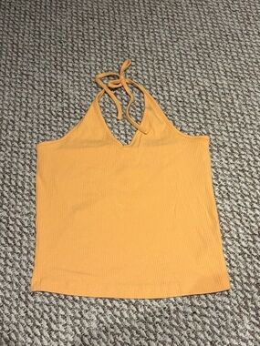 Y2K Women’s Halter Ribbed Tank Top